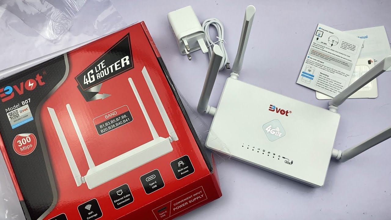 Bvot B37 Rechargeable SIM Card Router